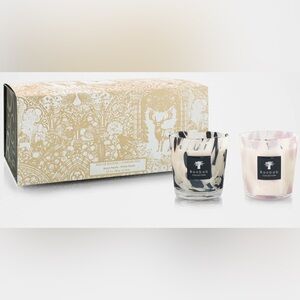 Brand New Baobab Collection Black & White Pearls Candle Duo, 2 X 6.7 oz.